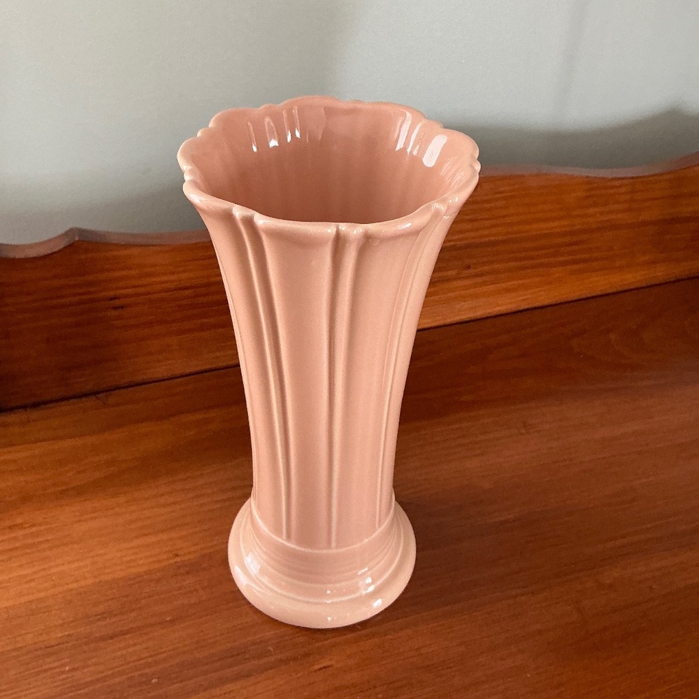 Fiesta Vintage Vase Apricot Peach Color Retired